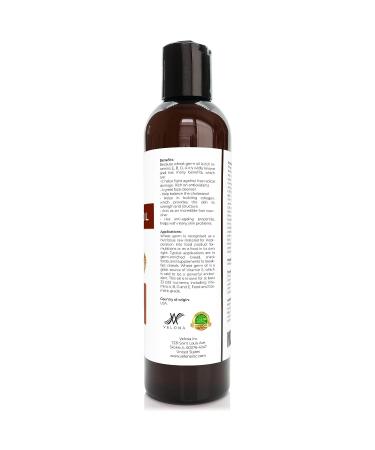 Velona Wheat Germ Oil USP Grade 8 oz - 100% Pure Carrier Oil for Cooking and Skin Care - Buy Online on GoSupps.com