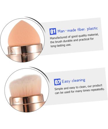 minkissy 1pc 4 in 1 Makeup Brush Foundation and Powder Brush Blush Makeup Brush Foundation Blush Brush Good Travel Makeup Brush Multifunctional Makeup Brush Lip Brush Mix Lip Makeup Plastic - Buy Online on GoSupps.com