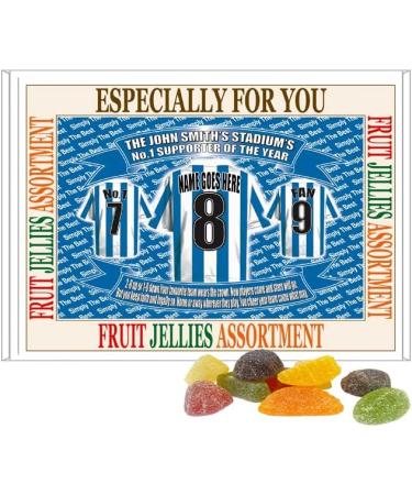 Huddersfield Football Shirt Personalised Gift Boxed Sweets Variety - Buy Online on GoSupps.com