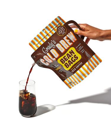 Grady's Cold Brew Coffee Spouch with 2 Bean Bags + Pour Bag - 4 Servings 4oz (Pack of 1) - Buy Online on GoSupps.com