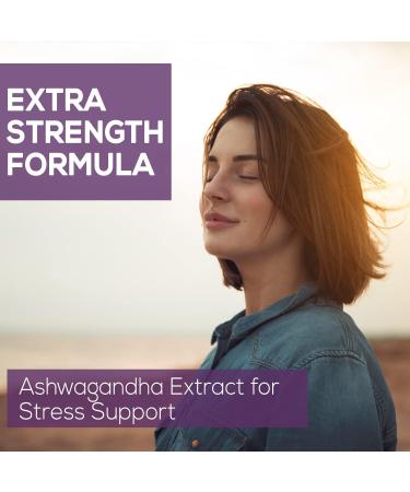 Organic Ashwagandha Capsules - Extra Strength Stress & Immune Support - 60 Count (Pack of 1) - Buy Online on GoSupps.com