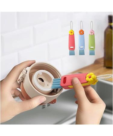 3 in 1 Cup Lid Gap Cleaning Brush Set 2024 New Multifunctional Cleaning Brush Portable Cup Lid Cleaning Brush Gap Cleaning Brush Household Kitchen Cleaning Tool 3PCS - Buy Online on GoSupps.com