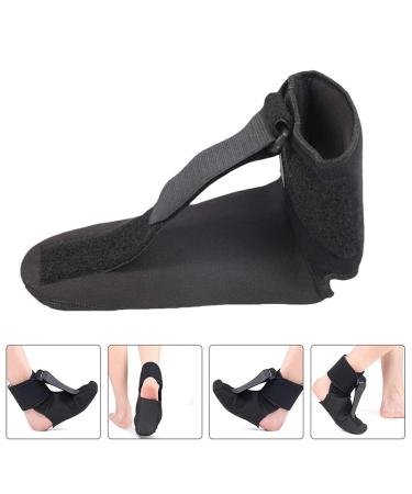 Plantar Fasciitis Night Splint Sock - Foot Pain Relief for Achilles Tendonitis & Flat Arches - Medium Black | International Shipping - Buy Online on GoSupps.com