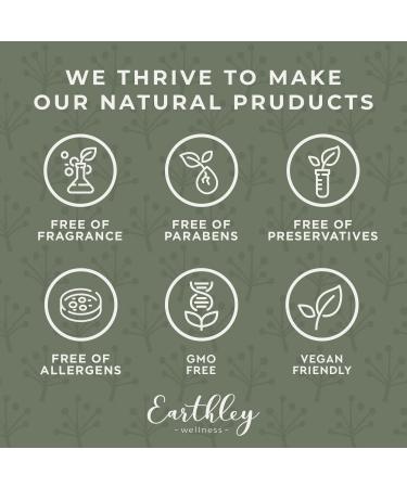 Earthley Wellness Magnesium Lotion Apricot Shea Butter Mango Butter Candelilla Wax Lavender Blue Tansy and Sandalwood Scent (6oz Seasonal Blue Bliss) - Buy Online on GoSupps.com