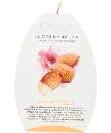 Omia - Body Almond Oil Contains a berry and a body cream Moisturizing emollient and regenerating Dematologically tested - Buy Online on GoSupps.com