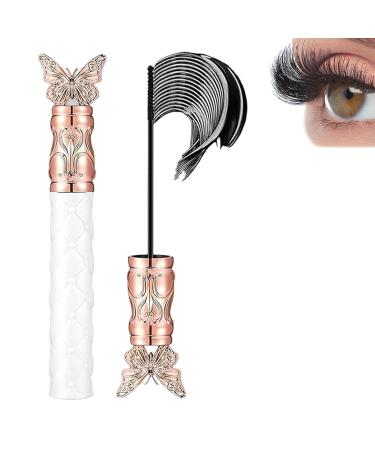 blmcoos Waterproof lengthening mascara long-lasting thick and curling mascara sweat-resistant black mascara quick-drying mascaras liquid lash cream smudge-proof color-resistant (1