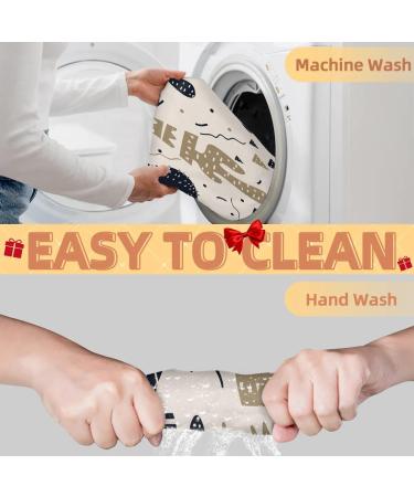 Beard Bib Apron for Men | Non-Stick Waterproof Hair Catcher Cape | Abstract Cactus Design - Perfect for Shaving & Trimming - Buy Online on GoSupps.com