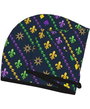 Shop Mardi Gras Beads Microfiber Hair Towel - Super Absorbent Quick Dry Coral Velvet Wrap for Long & Curly Hair - Buy Online on GoSupps.com