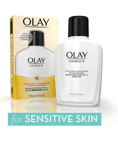 Olay Complete Moisturizer Sensitive SPF15 4oz (118ml) - Buy Online on GoSupps.com