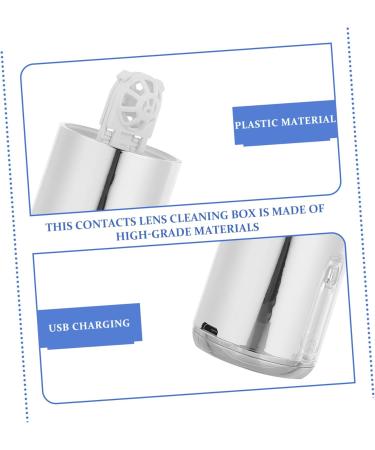 Lalafina Portable Contact Lens Cleaner & Storage Container USB Cleaning Kit Earth Colors 8.7x4.1cm | Shop Internationally - Buy Online on GoSupps.com