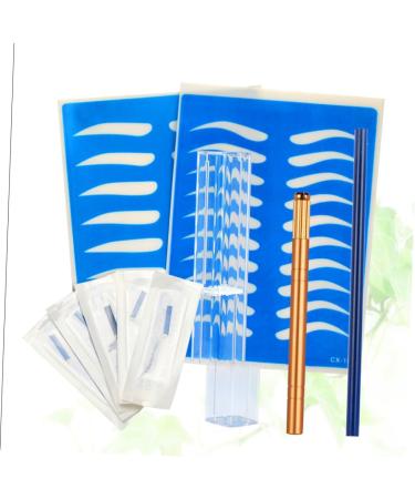 Beatifufu with Kit Microblading Practice Eyebrow Storage Pen Semi-permanent Golden Manual Skin Pencil - Buy Online on GoSupps.com