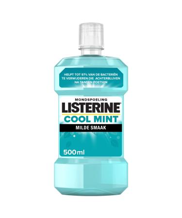 Listerine Listerine Cool Mint Mild Taste alcohol-free mouthwash with essential oils helps eliminate bacteria and ensures long-lasting fresh breath 6 x 500 ml