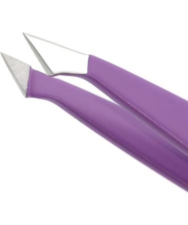 REMOS Stainless Steel Combination Tweezers 9.5cm - Purple Violet for Splinters and Hair - Buy Online on GoSupps.com