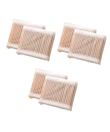 Beaupretty 15 Packs Cotton Swabs Disposable Cotton Swab Makeup Cotton Swab Ear Cleaning Cotton Swab Double Tipped Cotton Swab Cotton Stick Makeup Remover Wooden mediumx3pcs As Shownx3pcs