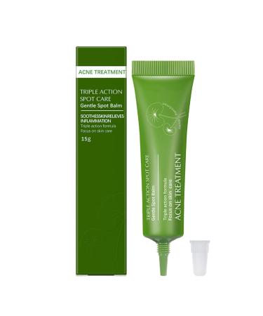 Anti Acne Face Cream 3X Centella Face Ance Gel Spot Cream for Acne Treatment and Spot Treatment Shrink Pores Acne Scars Recovery Control Sebum Secretion Relieves Redness &Anti-Bacterial