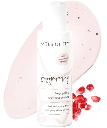 Enzyme peeling Faces of Fey - clarifying enzymatic peeling with enzymes made of pomegranate papaya & mango for pure skin - 100ml liquid exfoliator - Buy Online on GoSupps.com