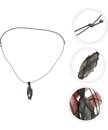 Yardenfun Pendant A Necklace Necklaces Natural Stone Necklace Labradorite Necklace Vintage Jewelry - Buy Online on GoSupps.com