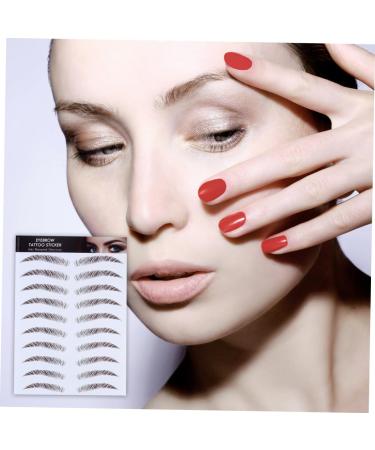 NOLITOY 4pcs for Hair-like Girl Waterproof D Stickers Eyebrows Shaping Grooming Imitation Tool - Buy Online on GoSupps.com