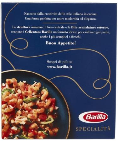  Italian Gourmet E.R. Pack of 5 Barilla Specialit Cellentani 100% Italian pasta 500g + Italian gourmet polpa 400g - Buy Online on GoSupps.com