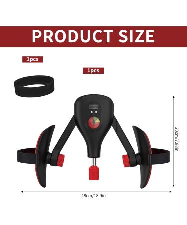 Thigh Trainer & Pelvic Floor Trainer for Men & Women | Adjustable Leg Press Device with Smart Counting Chip - Home Fitness Solution - Buy Online on GoSupps.com