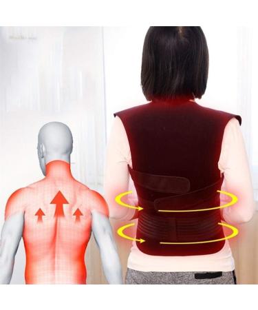 Derbut Turmaline Self-Warming Magnetic Back Support Belt - Posture Corrector & Pain Relief for Waist Shoulders & Spine | Medium Size (Black) - Buy Online on GoSupps.com