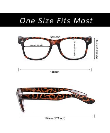 Blue Light Blocking Reading Glasses for Men and Women - Flexible Computer Eyeglasses 1.0x - 2 Black & 1 Tortoise Frames - Buy Online on GoSupps.com