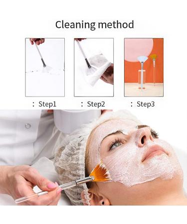 18 Pieces Fan Brushes Facial Mask Brush Soft Makeup Mask Applicator Acid Applicator Esthetician Brush Cosmetic Tools for Mud Cream Makeup Peel White - Buy Online on GoSupps.com