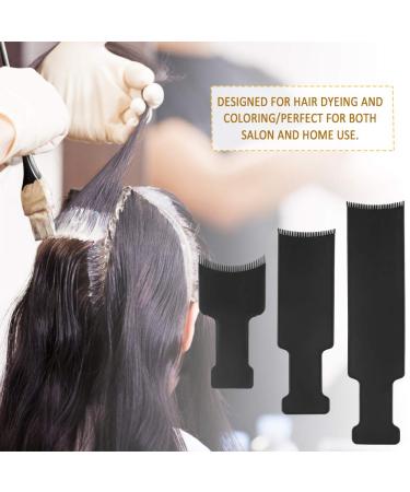Professional Balayage Board & Hair Dye Set | 3 Colored Brushes & Comb | DIY Hair Coloring for Salon & Home | Black - International Shipping Available - Buy Online on GoSupps.com