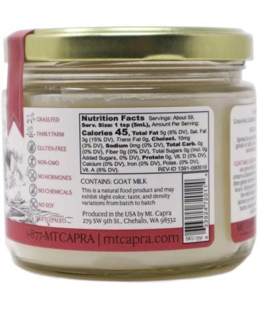 Buy Mt. Capra Goat Milk Ghee 10 fl oz - Organic, Nutritious & Delicious | Shop Now - Buy Online on GoSupps.com