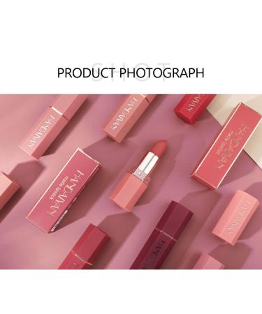 GL-Turelifes Matte Lipstick #03 Nude - Velvety Red Waterproof Long-Lasting Non-Stick Cup Sexy Colors - Buy Online on GoSupps.com