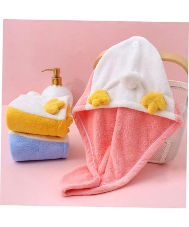 Ciieeo 5pcs Coral Fleece Dry Hair Hat Elastic Hair Ties Water Absorbent Hats Cauldron Cup Quick Dry Hair Turban Elastic Hair Bands Shower Hair Turban Has Absorb Water Pink Absorbent Cap - Buy Online on GoSupps.com