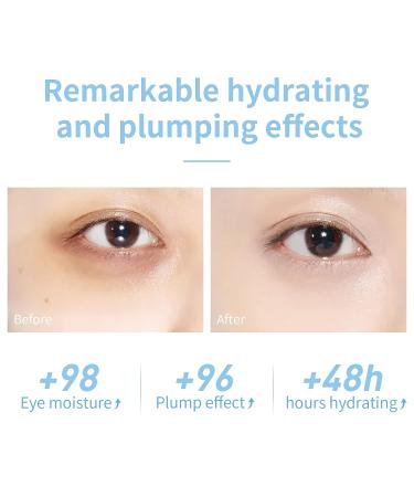 LANBENA 4D Hydrating Under Eye Serum with Hyaluronic Acid and Bionic Peptides for Fine Lines and Dark Circles - Moisturizing and Replumping Formula - Buy Online on GoSupps.com