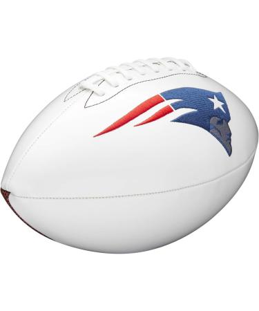 Wilson NFL Logo Autograph Football | Live New England Patriots Collectible - International Shipping Available - Buy Online on GoSupps.com