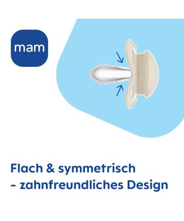 MAM Original Pacifier Set of 2 | Tooth-Friendly Eco-Friendly Silicone Baby Pacifiers | 0-6 Months | Includes Pacifier Box | Fish & Water Lily Designs - Buy Online on GoSupps.com