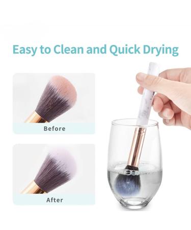 Makeup Brush Cleaner Gel - Cleansing Solution for Brushes & Puffs - Deep Clean & Refresh Your Makeup Tools - White - Buy Online on GoSupps.com
