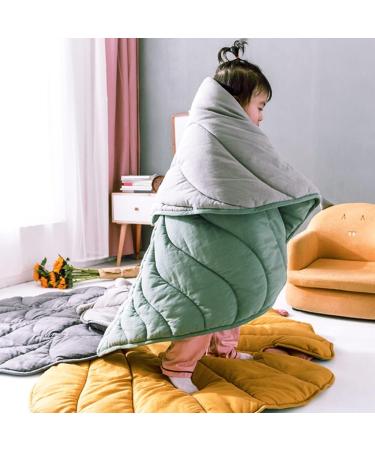 Buy Baby Leaves Carpet Play Mat - Soft Cotton Green Crawling Blanket for Infants | International Shipping - Buy Online on GoSupps.com