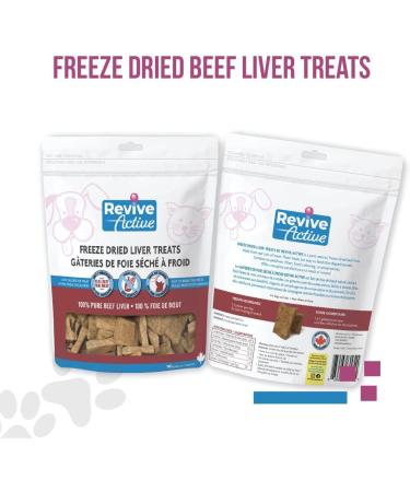 Revive Active Freeze Dried Beef Liver Treats for Dogs and Cats 420gr- Nutritious Pure and All Nutritive Low Calorie Per Treat Great for Training Easy to Break in Pieces 420 g (Pack of 1) - Buy Online on GoSupps.com