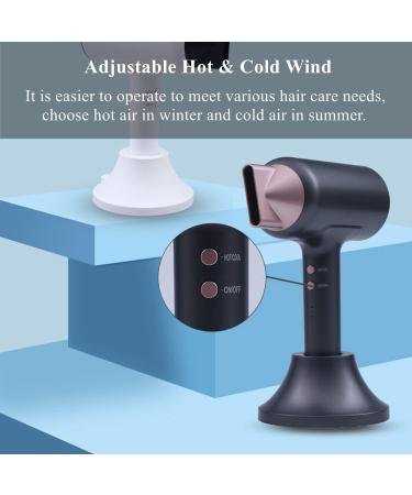 Cordless Hair Dryers w/Charging Base & Air Nozzle Hot/Cold Air Wireless Hair Dryers Rechargeable Travel Blow Dryer for School Pet Care Hairdressing Oil Painting Drying Tools Black - Buy Online on GoSupps.com