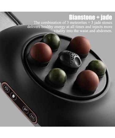 Rkxkj Abdominal Massage Device - Bian Stone 3 Modes & Speeds Hot Compress for Flatulence Relief - Buy Online on GoSupps.com