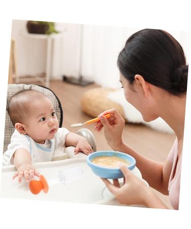 Abaodam Silicone Feeder Container for Babies | Comfortable Squeeze Fruit Juice Drink Container | Infant Animal Feed Holder | 14x4.6cm | Safe Polypropylene Design - Buy Online on GoSupps.com