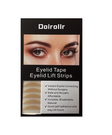 Eyelid Tapes 288pcs 5MM size Self-adhesive easy to apply make-up after eye charm on. Breathable waterproof naturally 48h stay for all skin colours great make up tool 288pcs complexion 5mm One-sided sticky black