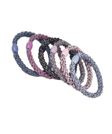 20 Pieces Fashion Braided Hair Ties | Elastic Ponytail Holders | Colorful Hair Accessories for Women & Girls - Buy Online on GoSupps.com