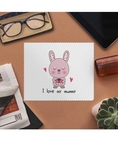 Buy 2 x 'I Love My Mummy' Microfiber Cleaning Cloths - Perfect for Gifts & Home Use - International Shipping Available - Buy Online on GoSupps.com