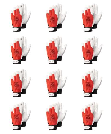RS Occupation Ecotec Red Hand Assembly Shoes & Leather Work Gloves - ISO CE EN 420 & EN 388 Certified | 12 Pairs Size 7 - Buy Online on GoSupps.com