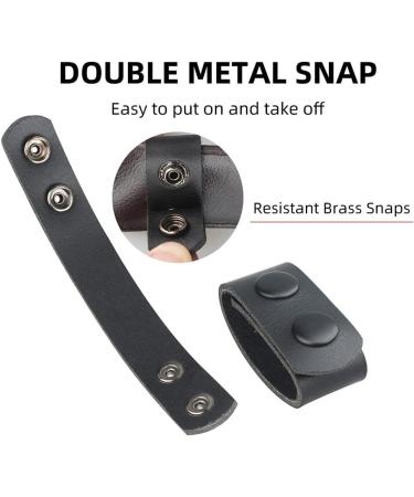 DONGKER Leather Belt Keeper - 1/2/4 Pieces Tactical Belt Holder for 2-2.25 Inch Police Belts | Secure & Durable - Buy Online on GoSupps.com
