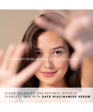 DAFS Niacinamide Serum for Face - Pore Minimizer Oil Control Redness Reduction & Skin Texture Improvement - Gentle for All Skin Types - 30ml - Buy Online on GoSupps.com