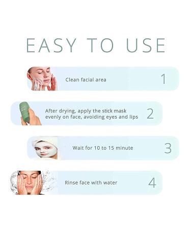 Poreless Deep Cleanse Mask Stick with Green Tea - Deep Clean Pore Clay Mask for All Skin Types - Unisex 1PC - Buy Online on GoSupps.com