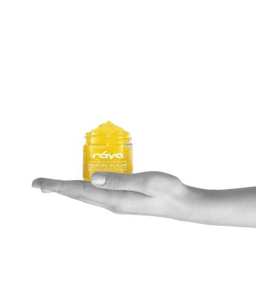 RAYA Lemon Sugar Facial Scrub - Organic Exfoliating Scrub for Dry Skin | Brightens & Smooths Complexion | International Shipping Available - Buy Online on GoSupps.com