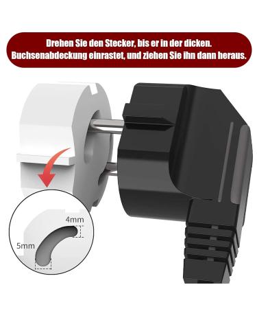 Child Locking Sockets - 24x Socket Protection & Safety for Babies | Secure Socket Strips with Rotary Mechanics - Buy Online on GoSupps.com