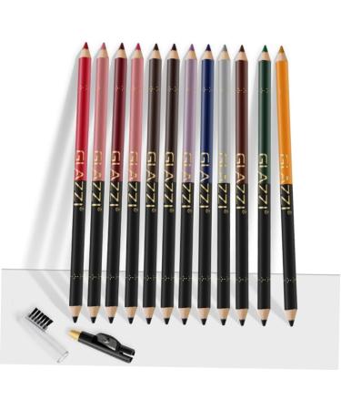 FOMIYES Black Eyeliner Pencils 12pcs Lip Liner Eyeliner Black Waterproof Eyeliner Make up Kit Matte Makeup Tool Makeup Pen Lips - Buy Online on GoSupps.com